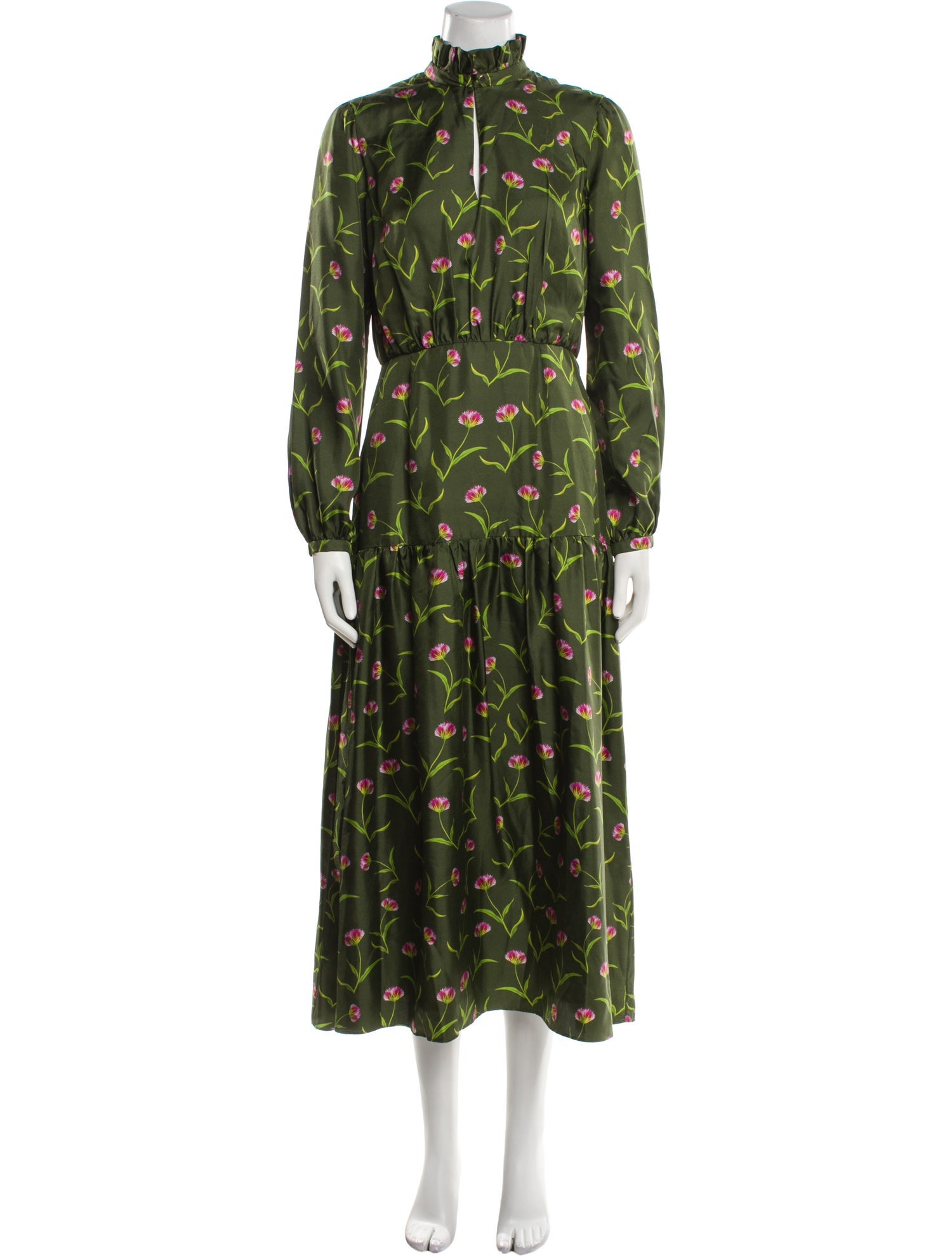 Borgo De Nor Silk Long Dress