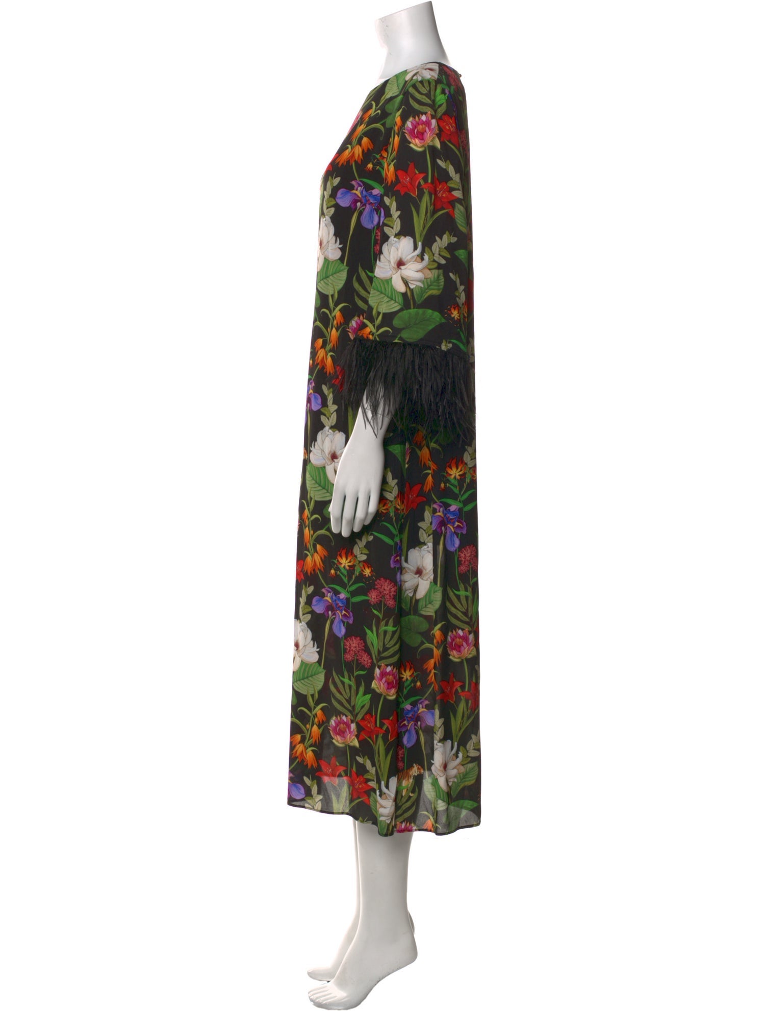 Borgo De Nor Floral Print Long Dress