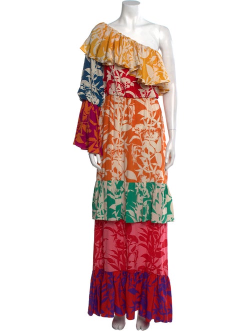 Borgo De Nor Silk Long Dress