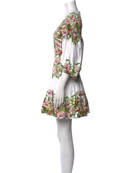 Borgo De Nor Floral Print Mini Dress