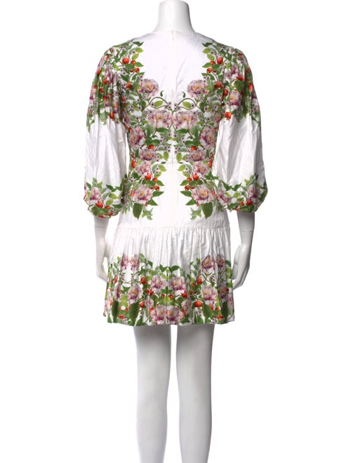 Borgo De Nor Floral Print Mini Dress