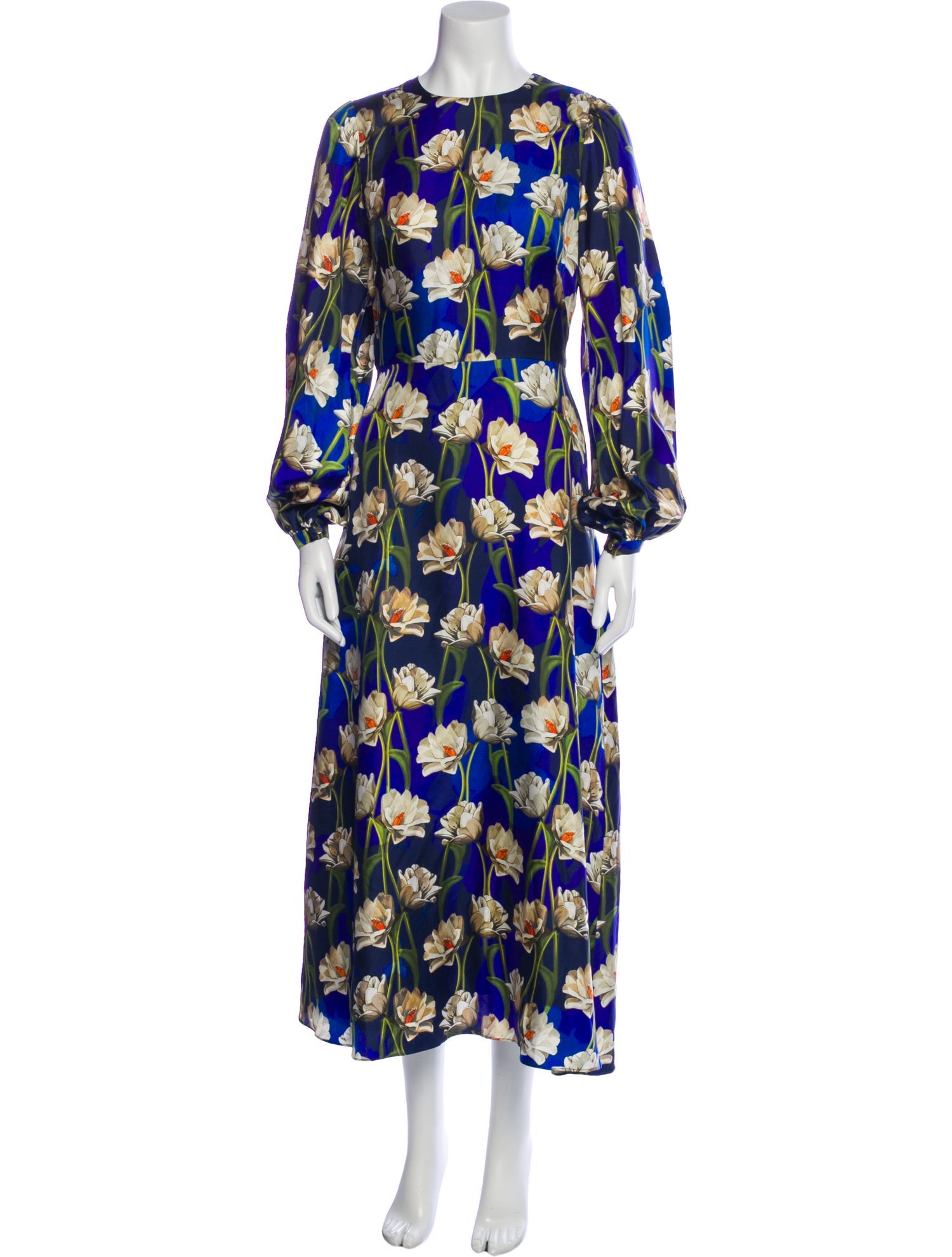 Borgo De Nor Silk Long Dress