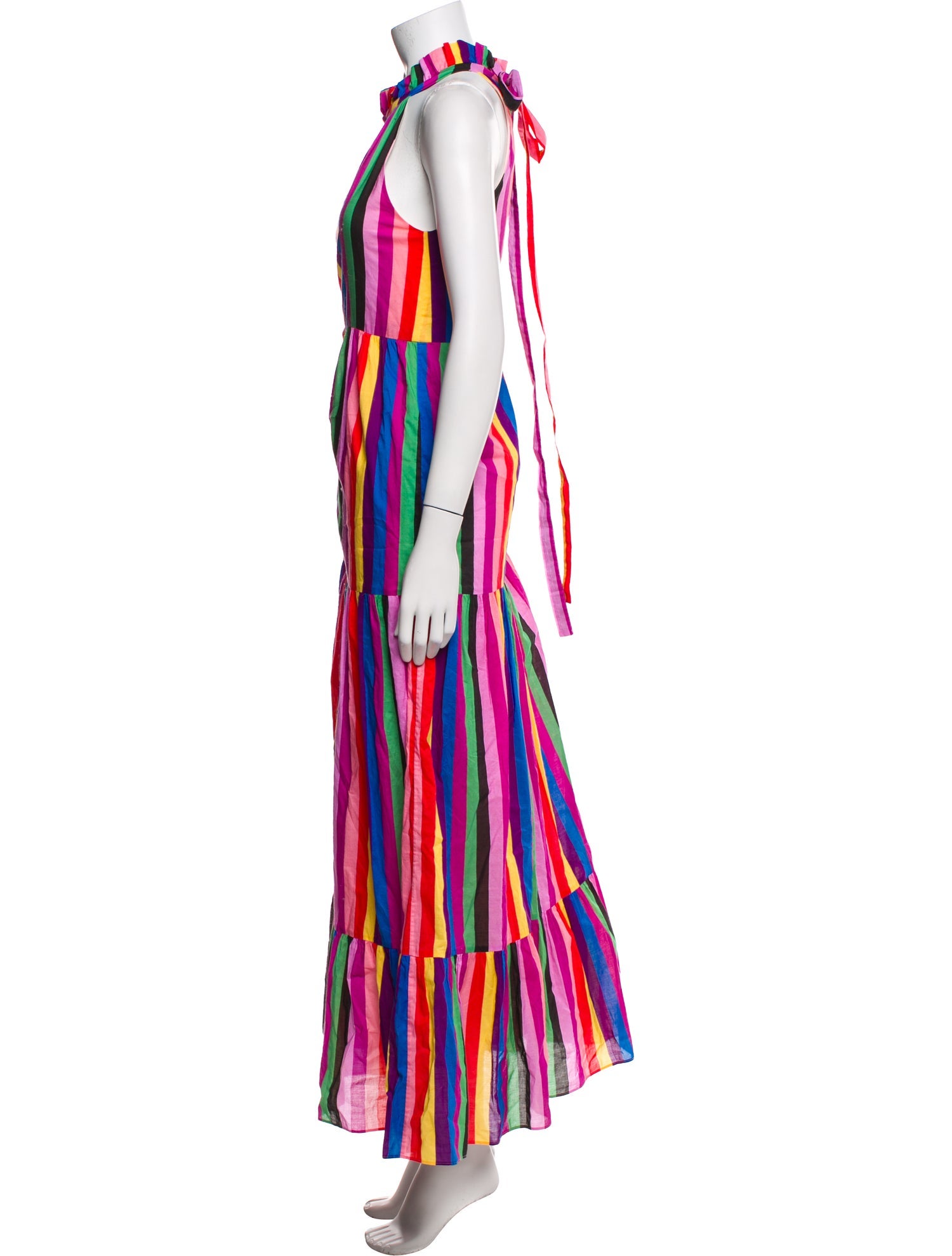 Borgo De Nor Striped Long Dress