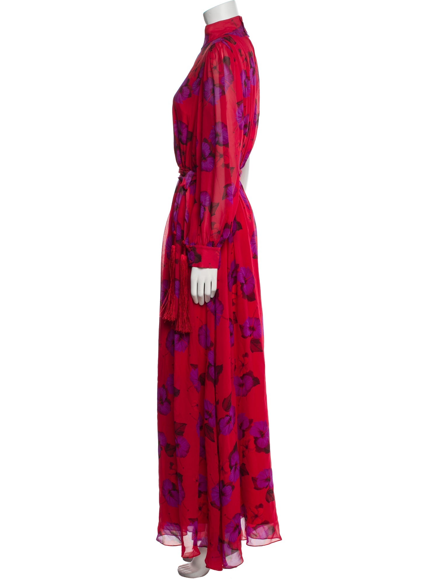 Borgo De Nor Silk Long Dress