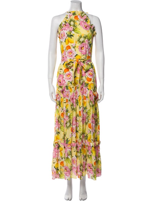 Borgo De Nor Silk Long Dress