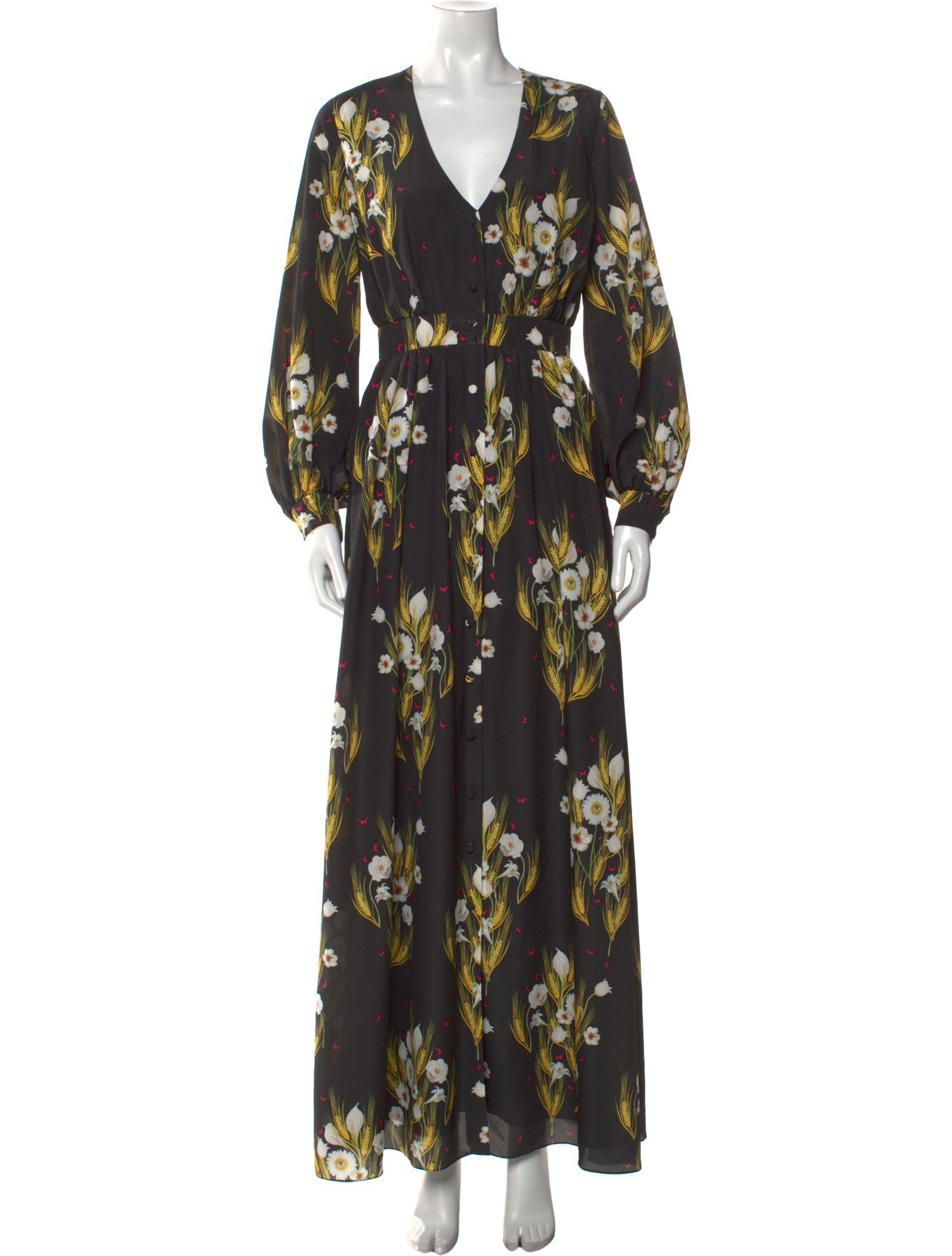 Borgo De Nor Floral Print Long Dress