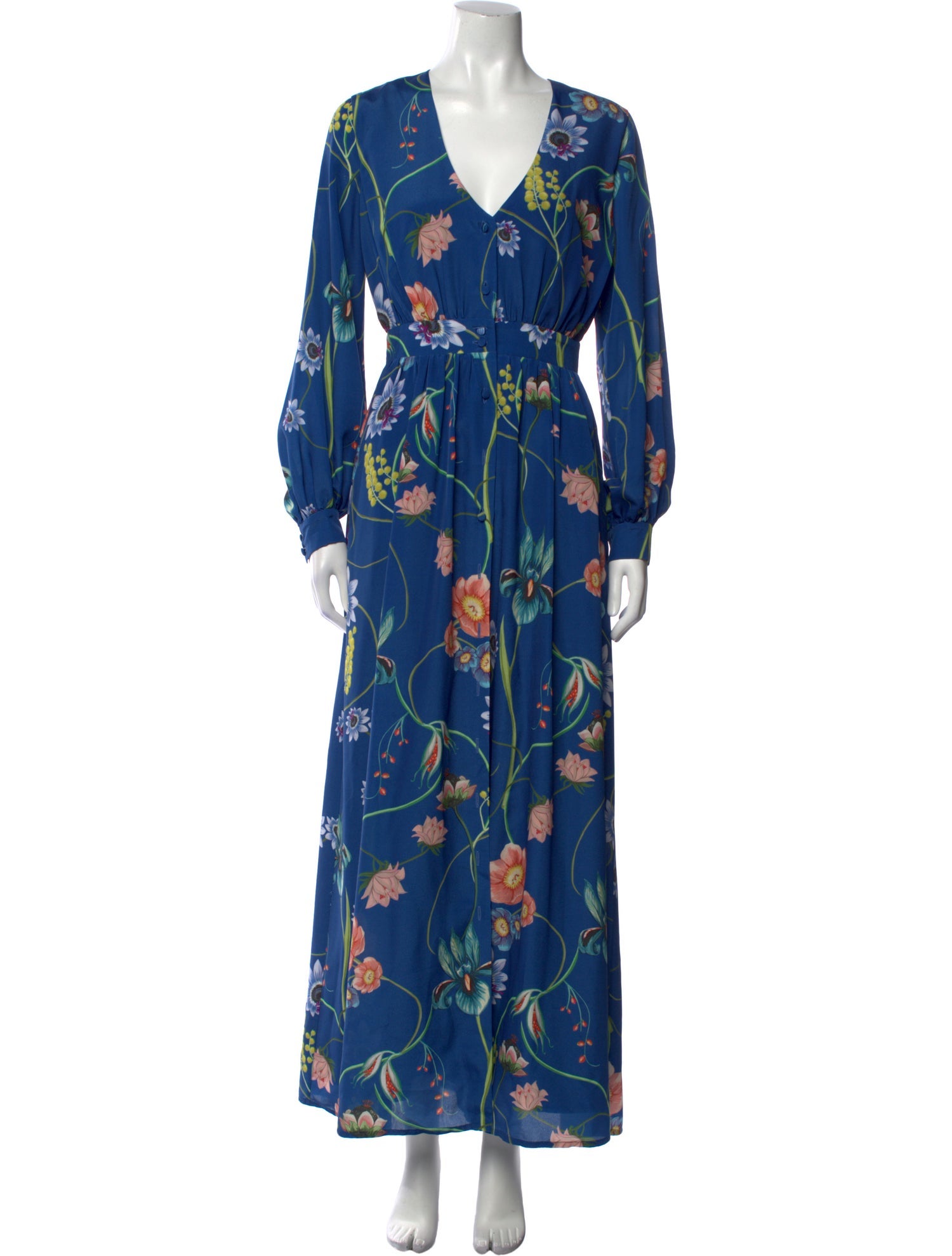 Borgo De Nor Floral Print Long Dress