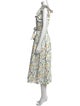 Borgo De Nor Floral Print Midi Length Dress