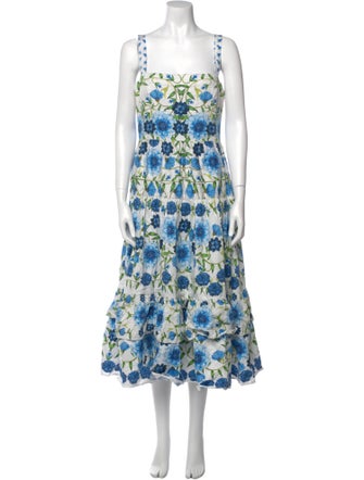 Borgo De Nor Floral Print Long Dress