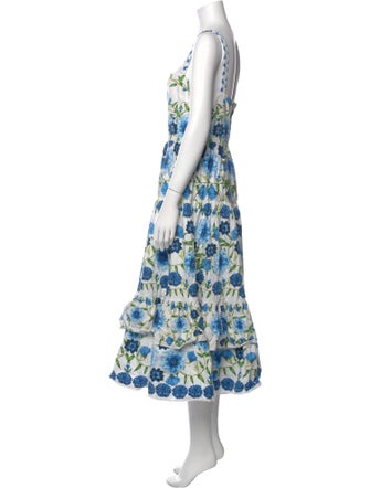 Borgo De Nor Floral Print Long Dress
