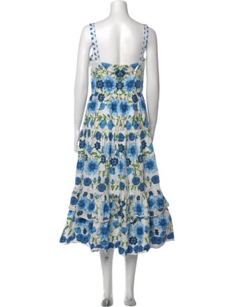 Borgo De Nor Floral Print Long Dress