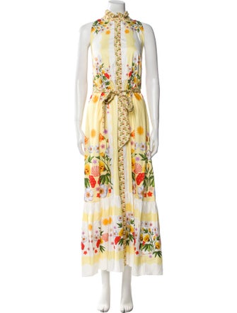 Borgo De Nor Floral Print Long Dress
