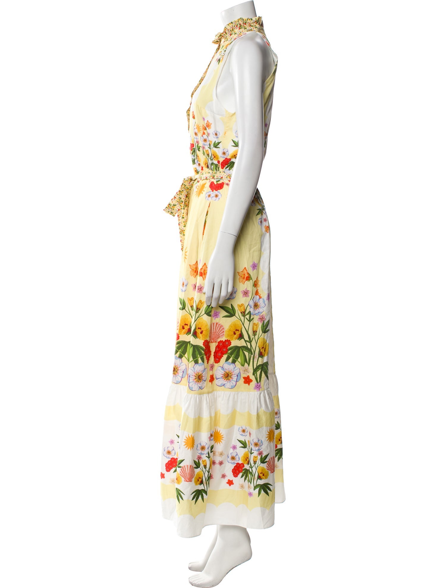 Borgo De Nor Floral Print Long Dress