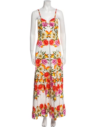 Borgo De Nor Floral Print Long Dress