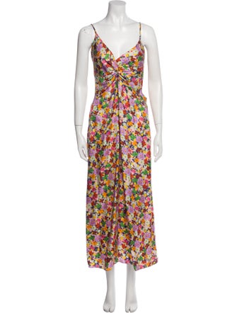 Borgo De Nor Silk Long Dress