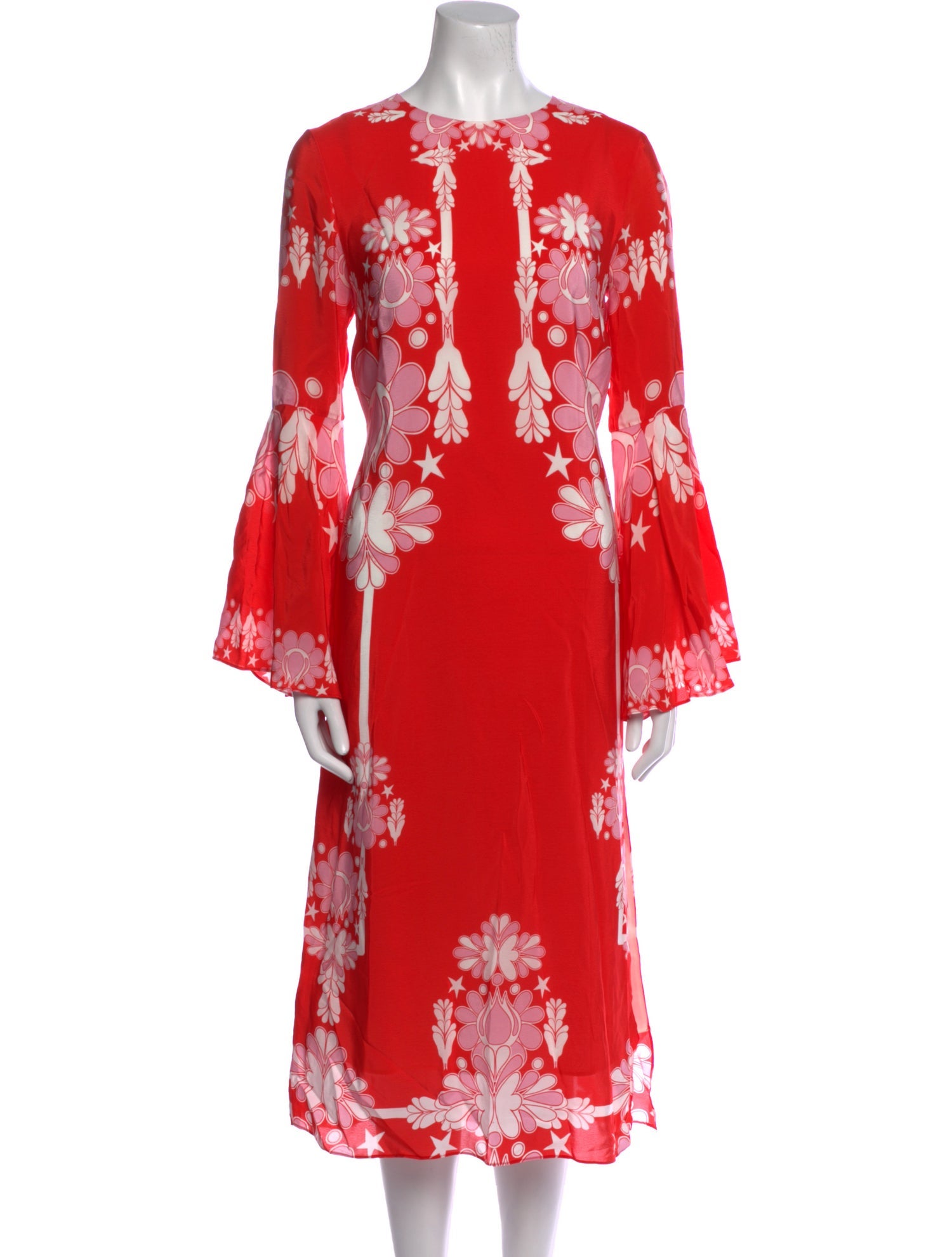 Borgo De Nor Floral Print Midi Length Dress