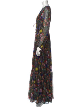 Borgo De Nor Silk Long Dress