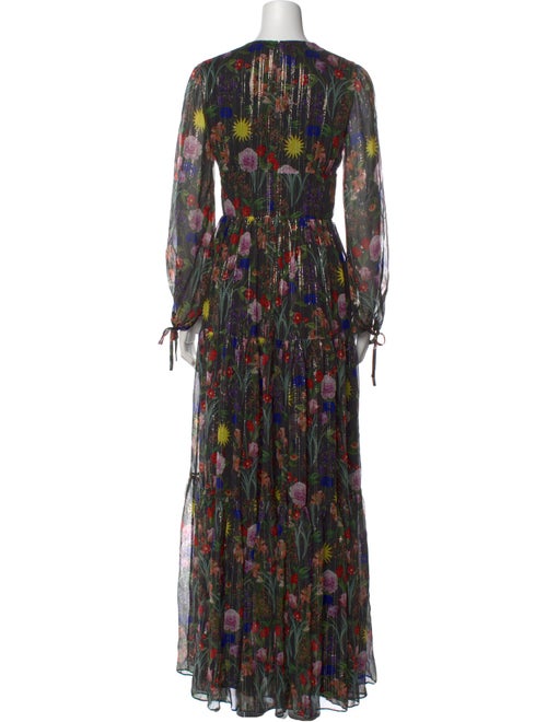 Borgo De Nor Silk Long Dress
