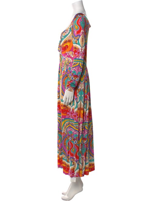 Borgo De Nor Printed Long Dress