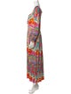 Borgo De Nor Printed Long Dress