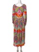 Borgo De Nor Printed Long Dress