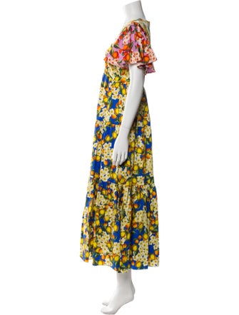 Borgo De Nor Floral Print Long Dress