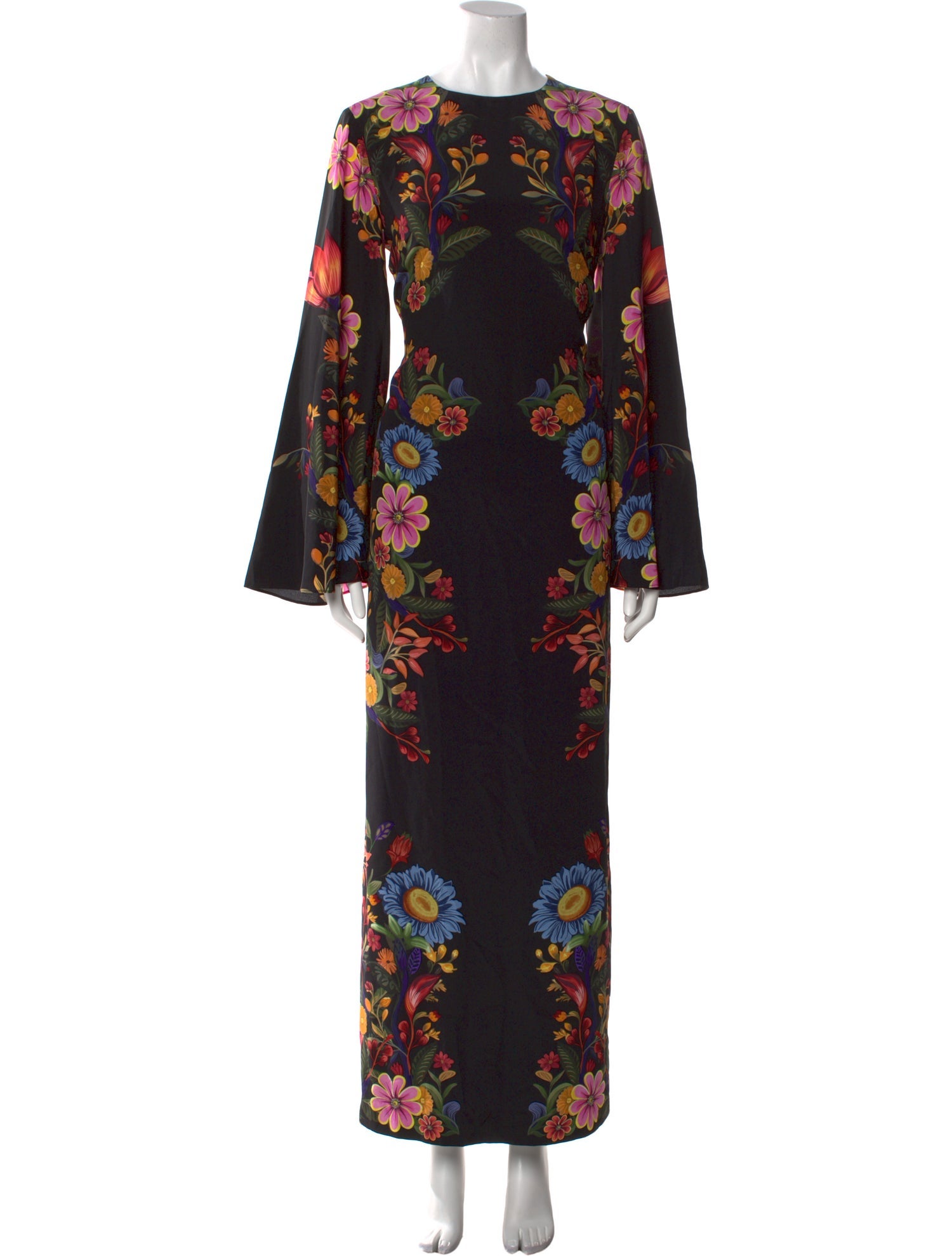 Borgo De Nor Silk Long Dress