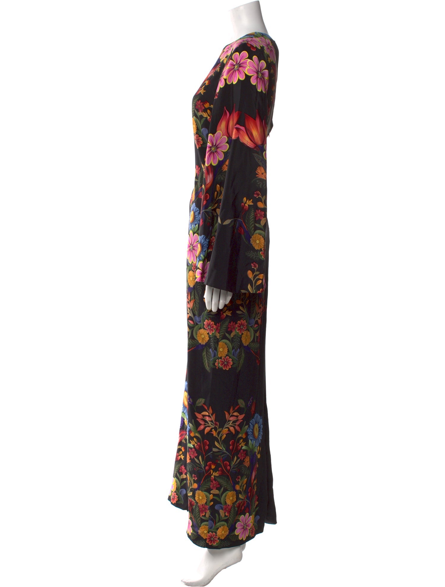 Borgo De Nor Silk Long Dress