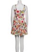 Borgo De Nor Floral Print Mini Dress