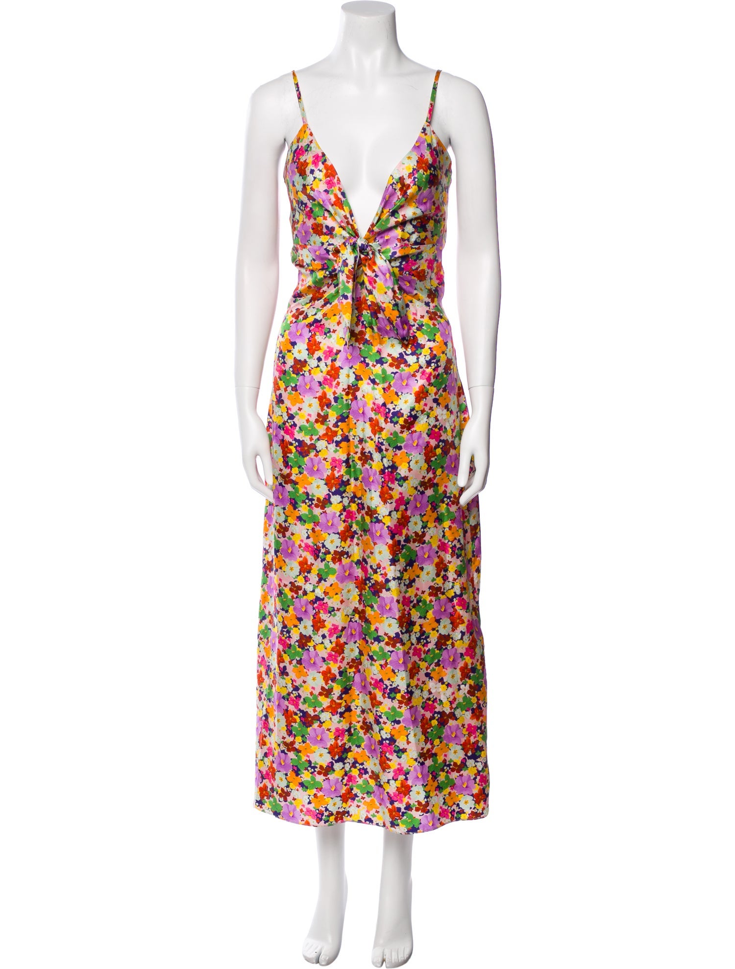 Borgo De Nor Silk Long Dress