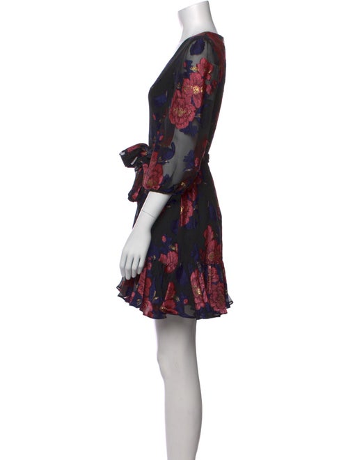 Borgo De Nor Floral Print Mini Dress