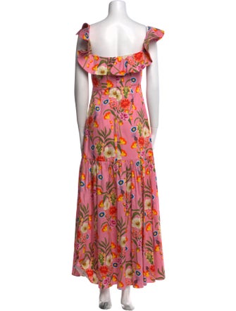 Borgo De Nor Floral Print Long Dress