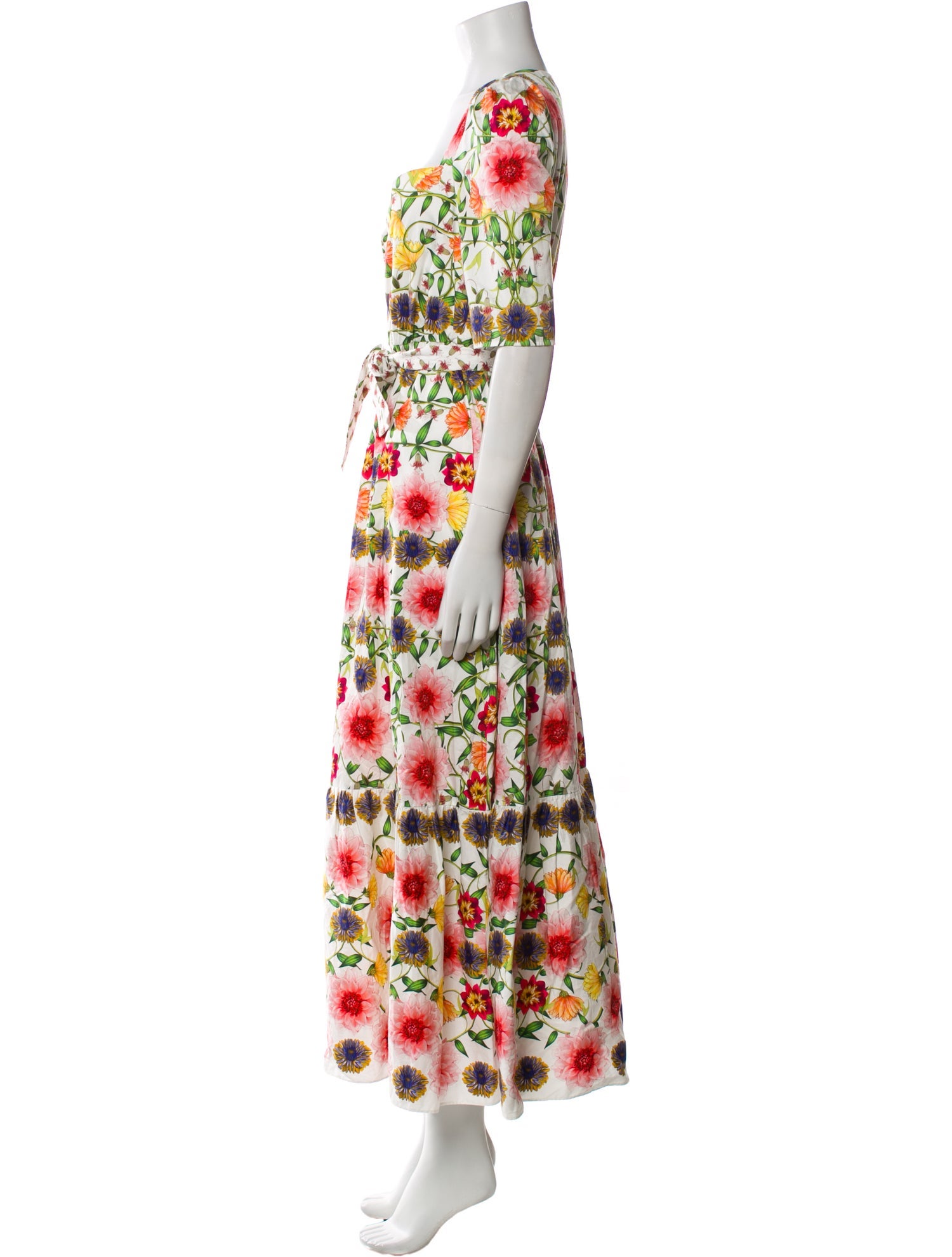 Borgo De Nor Floral Print Long Dress