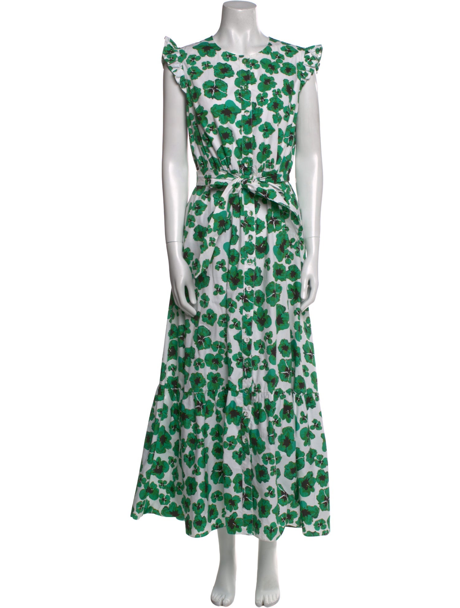 Borgo De Nor Floral Print Long Dress