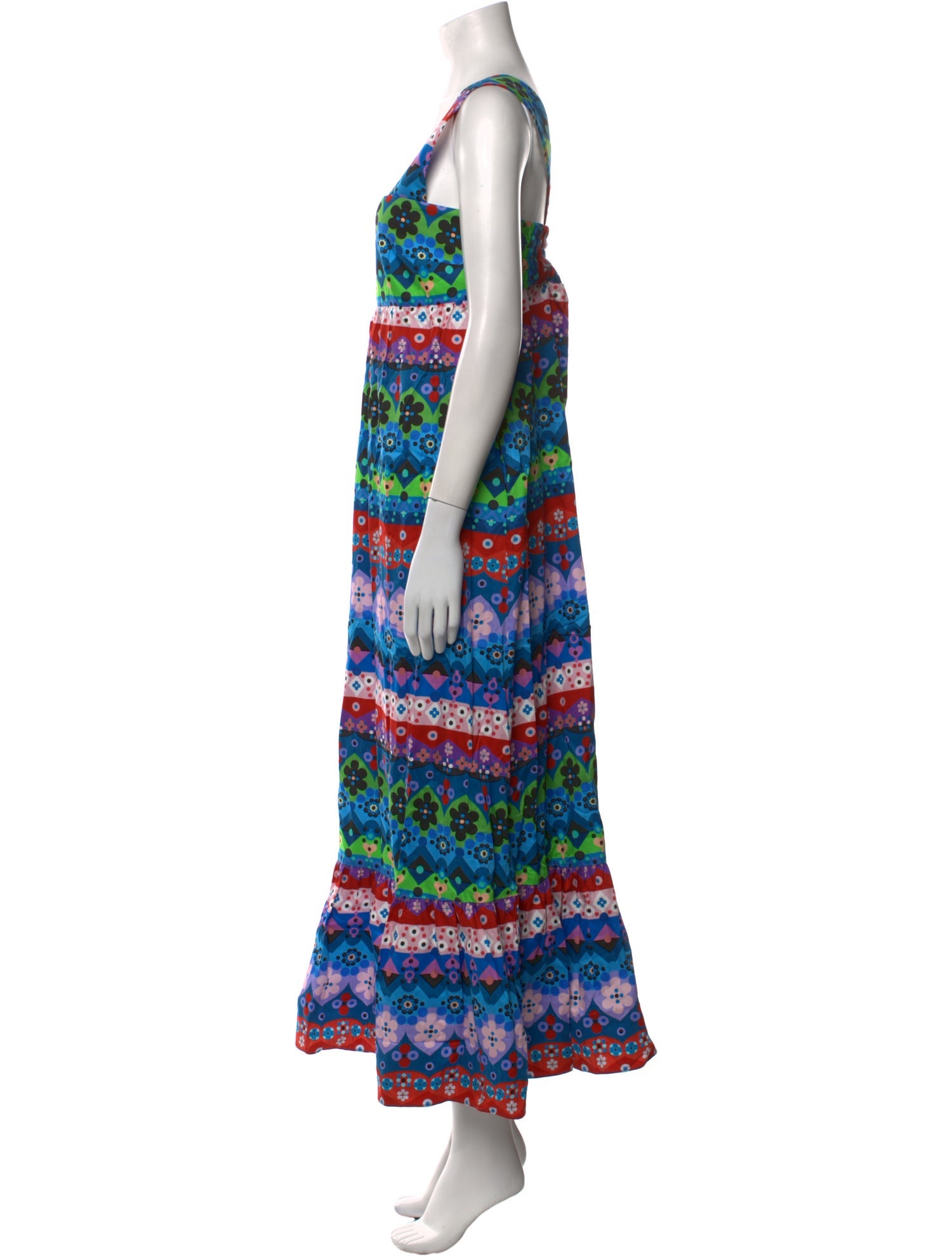 Borgo De Nor Printed Long Dress w/ Tags
