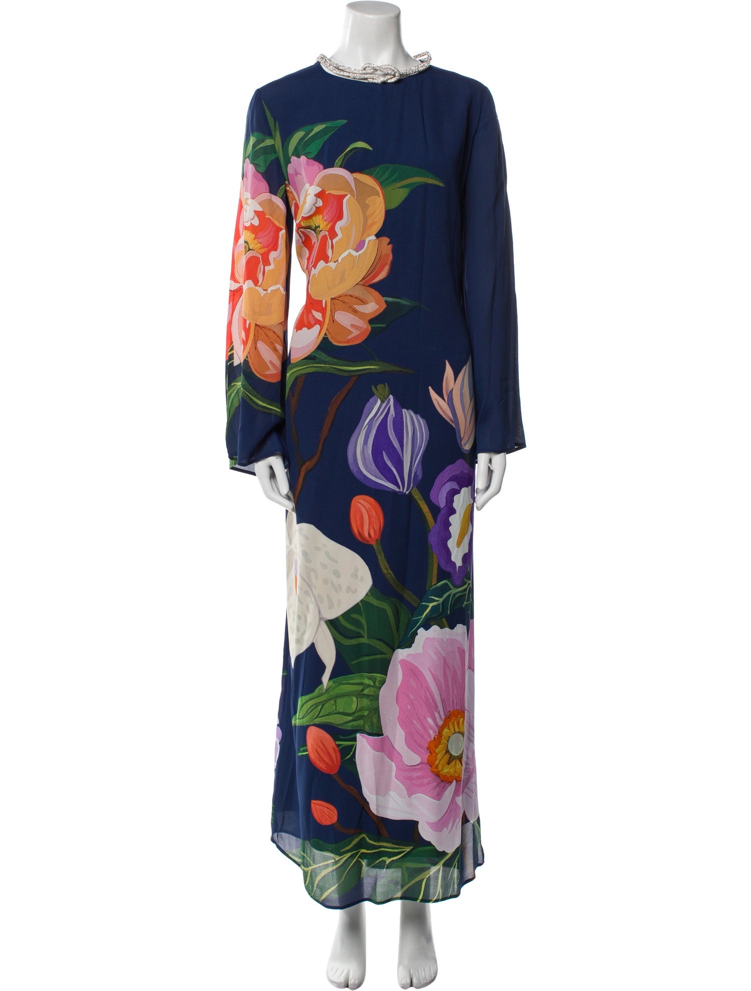 Borgo De Nor Floral Print Long Dress