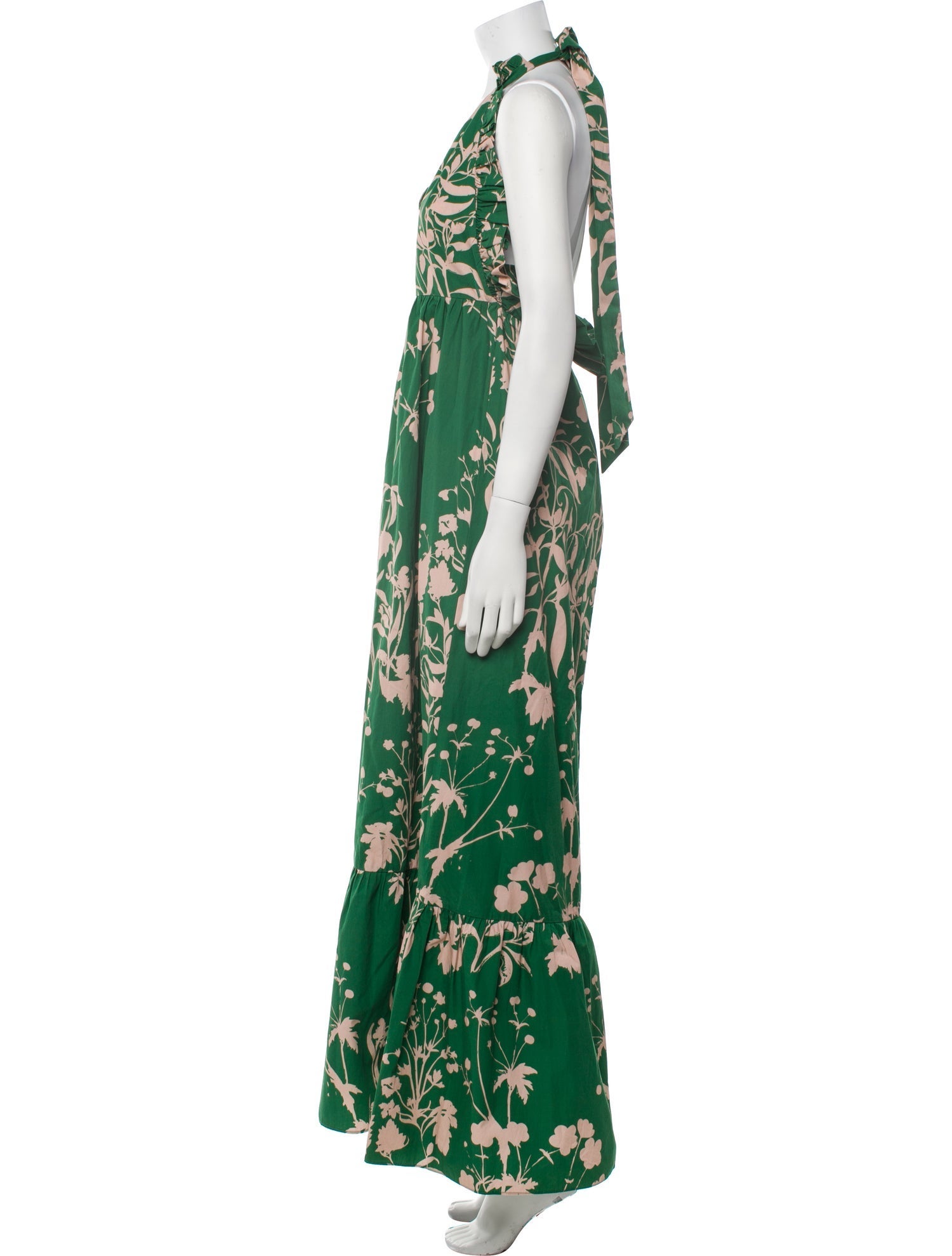 green emerald velvet dress Olympia Maxi Dress - Borgo de Nor