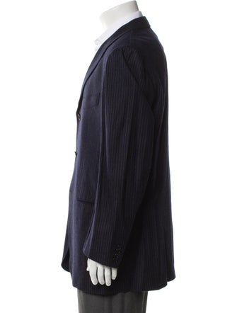 Borrelli Wool Striped Blazer