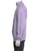 Borrelli Mock Neck Long Sleeve Pullover