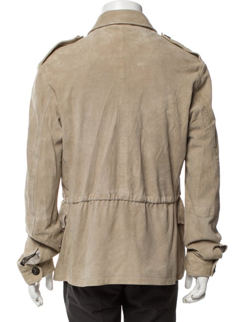 Borrelli Leather Utility Jacket