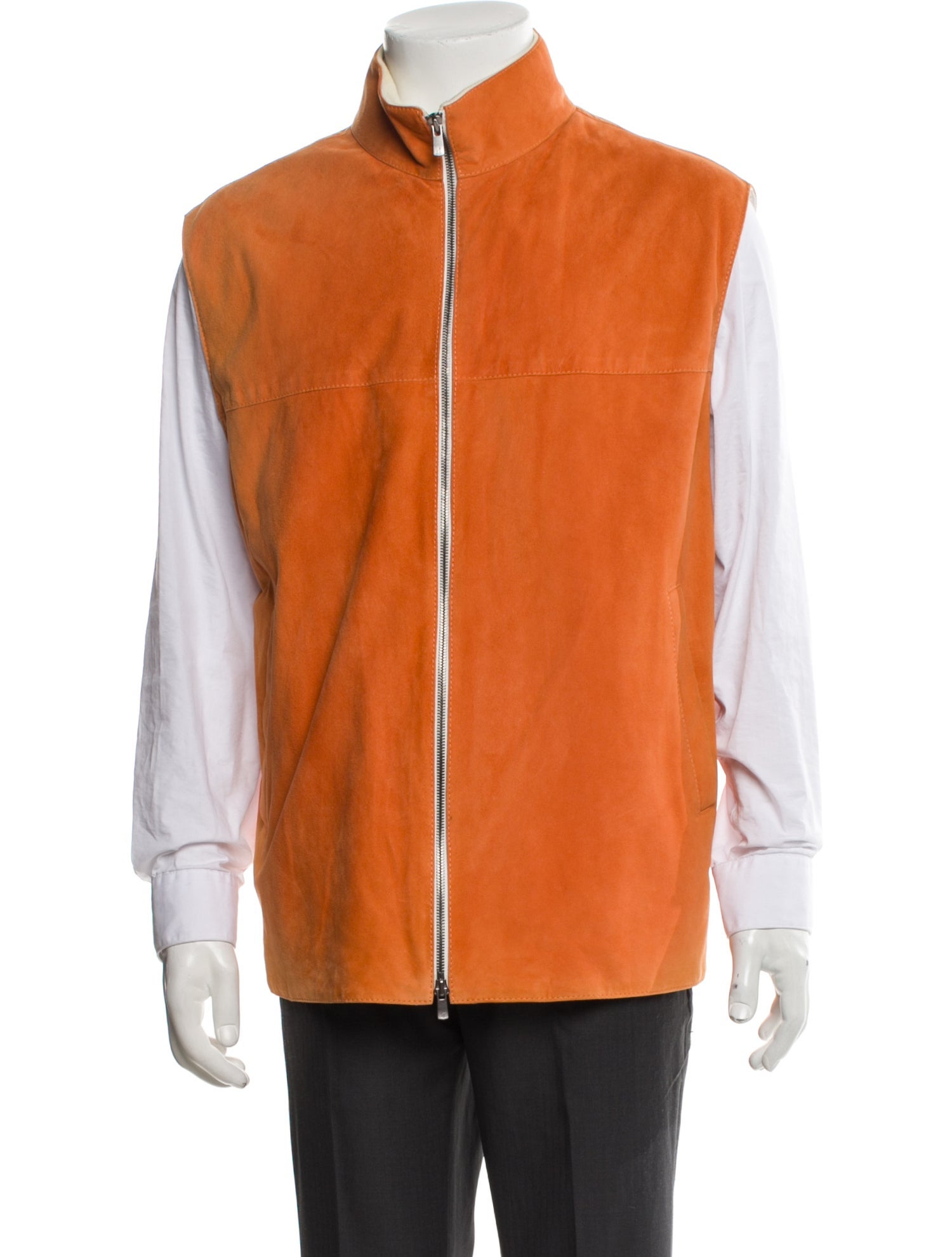 Borrelli Leather Vest