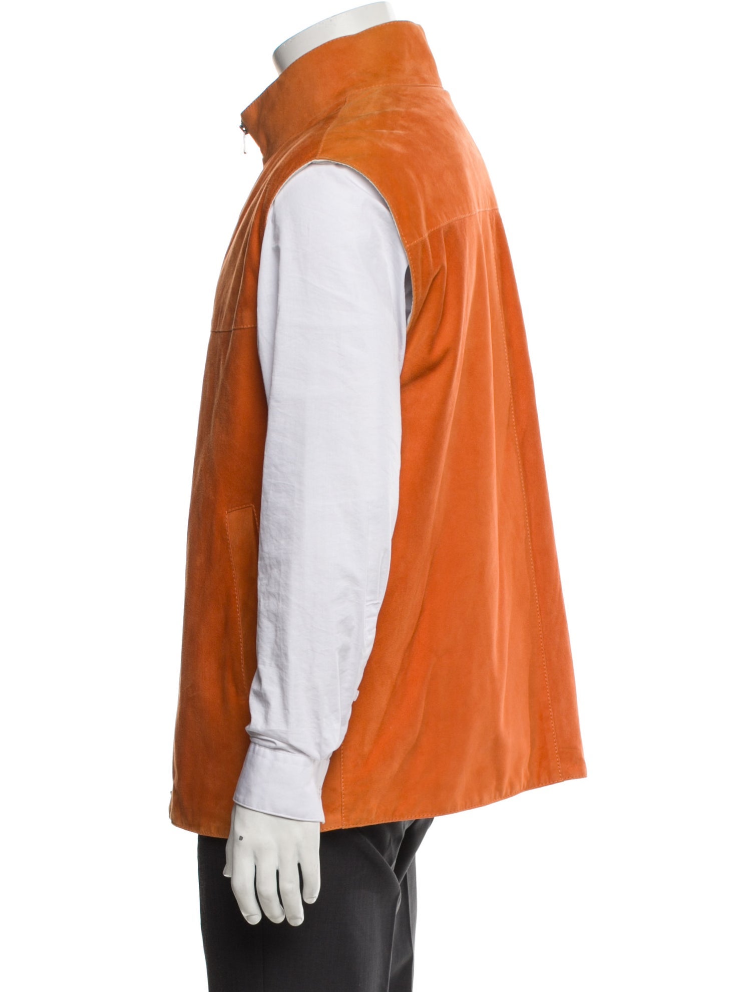 Borrelli Leather Vest