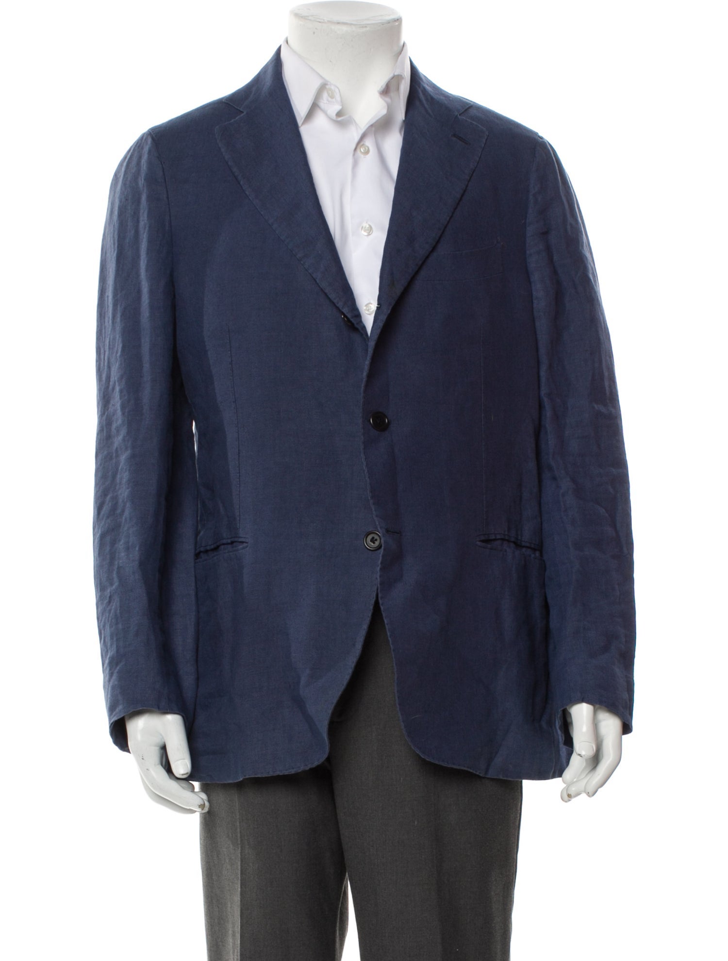 Borrelli Linen Peacoat