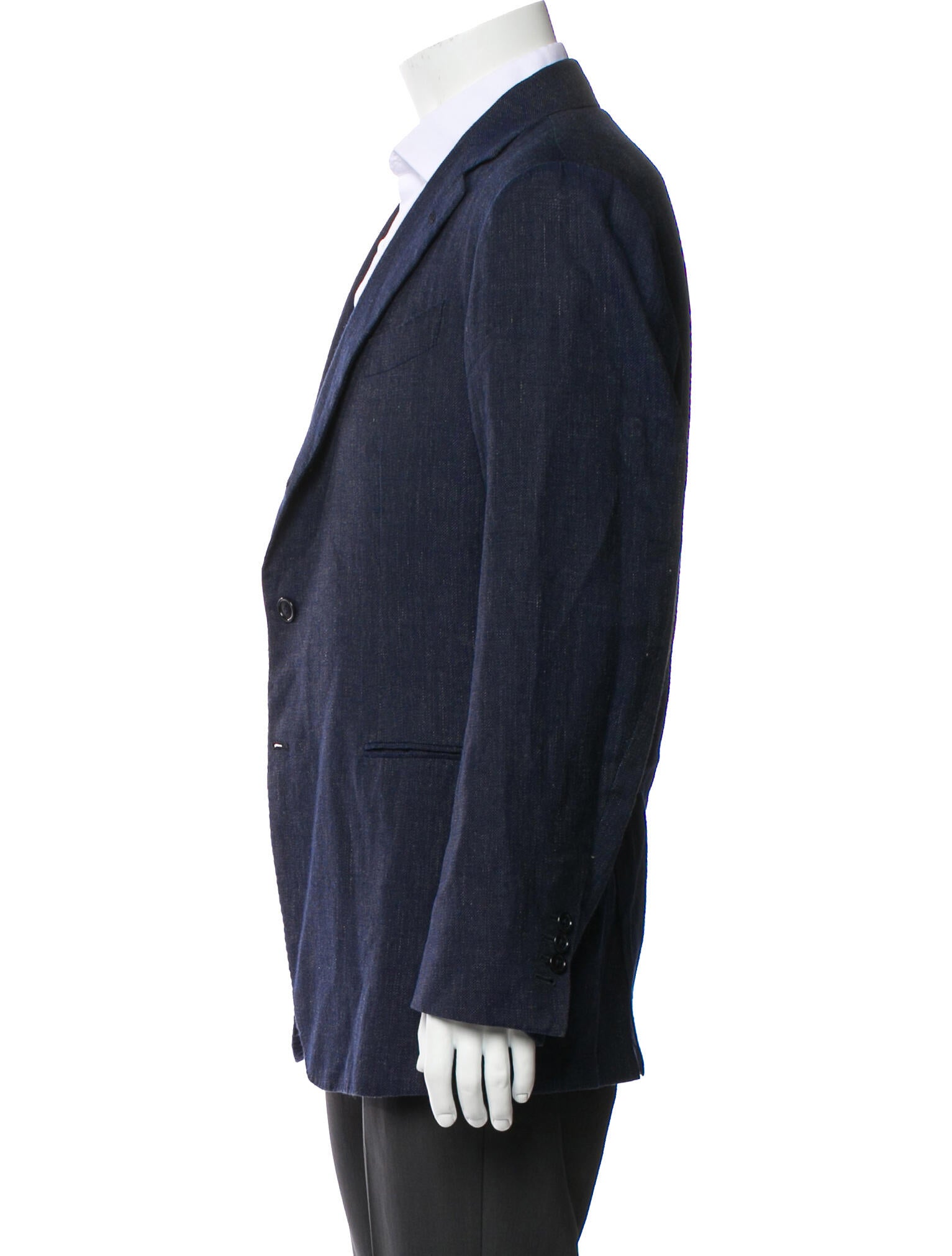Borrelli wool patterned blazer