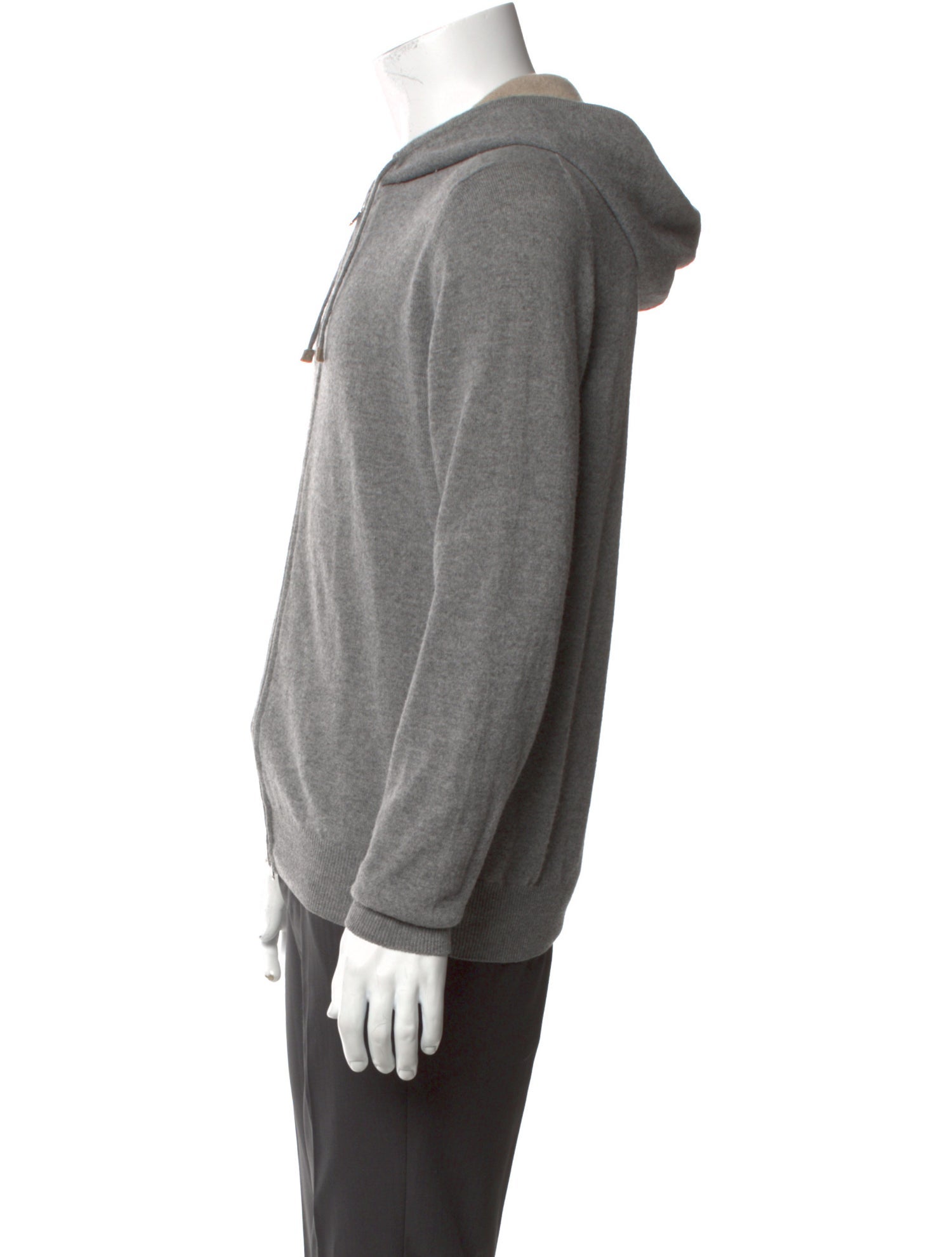 Borrelli Merino Wool Mock Neck Cardigan