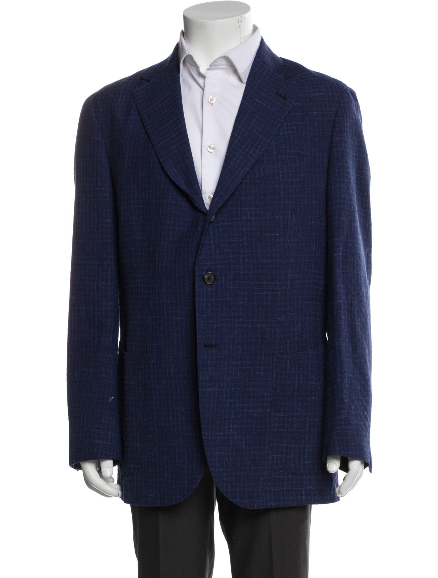 Borrelli Virgin Wool Striped Blazer