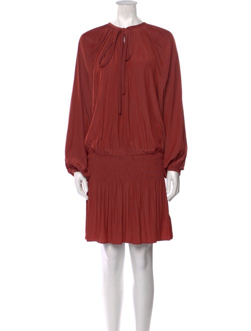 Boramy Viguier Crew Neck Mini Dress