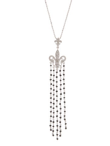 Borgioni Pendant Necklace 18K Diamond Tassel