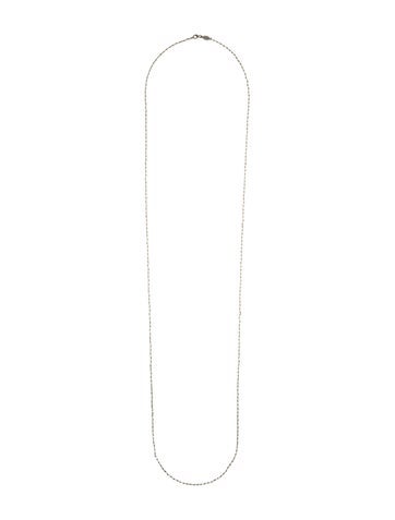 Borgioni Chain 18K Diamond Beaded Necklace