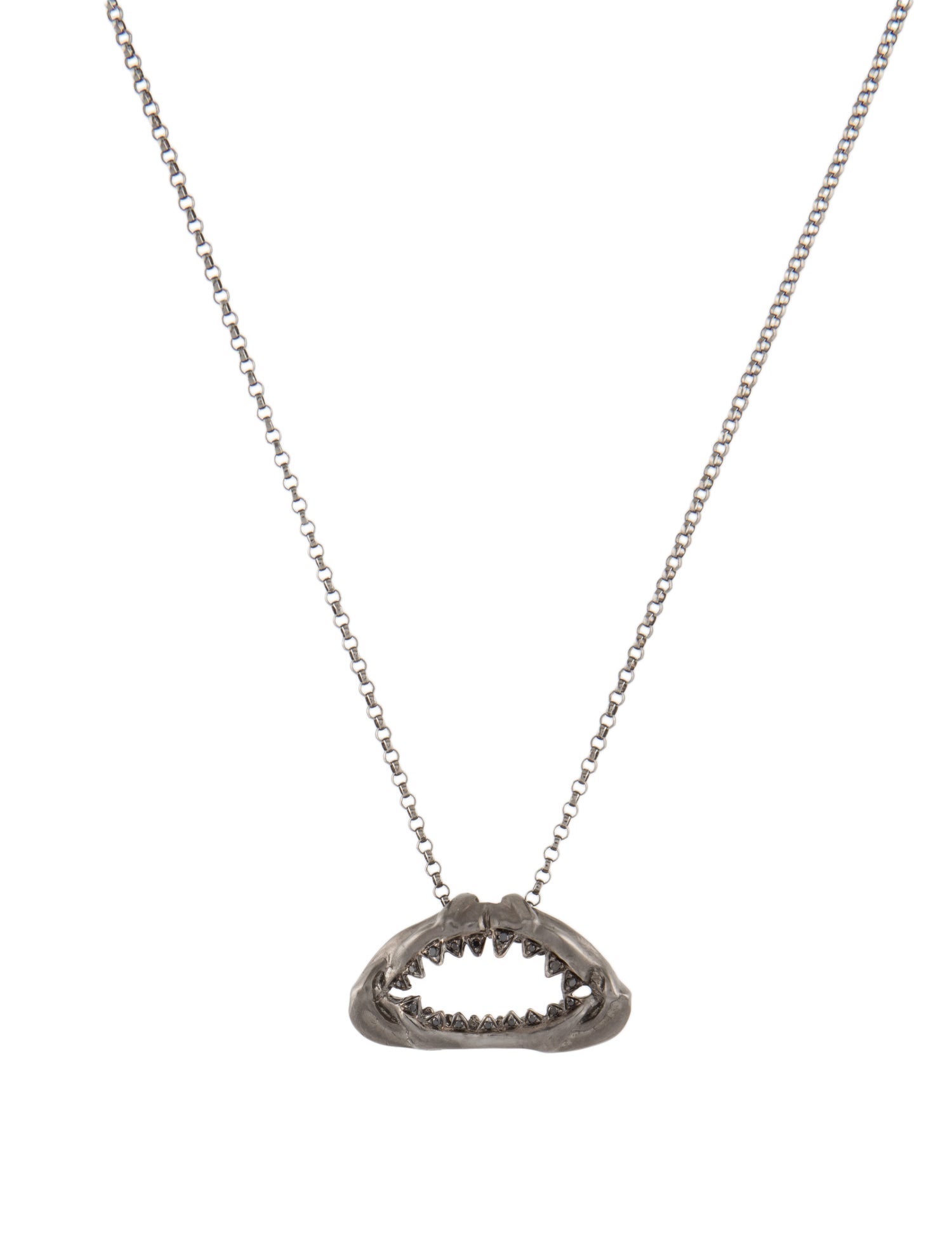 Borgioni 18K Diamond Jaw Pendant Necklace